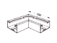 HAGER Fladvinkel for BR70170 perlehvid