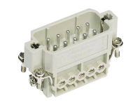 HARTING HAN A stik, indsats type 10A hanstik skrueterminal maks 2,5mm2, 16A 10 polet