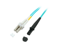 EFB-Elektronik ECOFIBER - Netværkskabel - LC multimodus (han) til MT-RJ multimodus (han) - 1 m. - fiberoptik - 50 / 125 my - OM3 - turkis