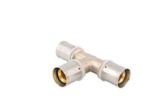 alu pres-t 32x25x32 - 32x25x32 alu pres t-reduktion til alu pex rør