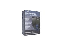 MediaRange Retail pack DVD Case Single Slim - DVD smal video boks - kapacitet: 1 CD/DVD - sort (pakke med 10)
