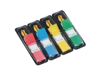 Post-It Flags, Primary Colors, 1/2 in Wide, 35/Dispenser, 4 Dispensers/Pack, Blå, Grøn, Rød, Gul, 35 Red, 35 Blue, 35 Yellow, 35 Green, 12 mm, 12,7 m