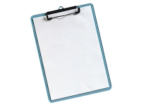 Blokholder, A4, transparent, blå