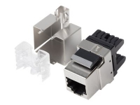 Lanberg KSF6-1000 - Modular indlæg - CAT 6 - FTP - RJ-45 - sølv