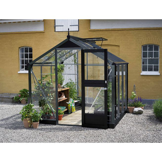 Juliana Compact 5,0 m² antracitgrå m/ 3 mm hærdet glas