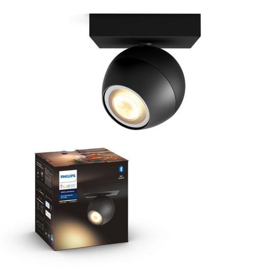 Philips Hue Buckram Hue ext. single spot Sort 1x5W - 929003048501