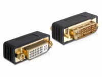Delock - DVI-adapter - DVI-I (han) til DVI-I (hun)