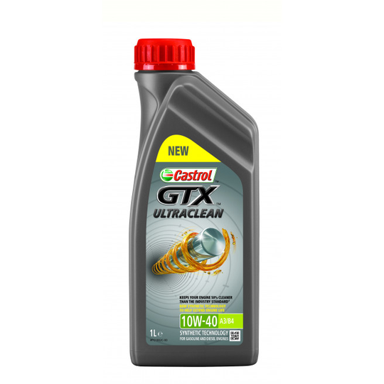 Castrol Castrol - GTX Ultraclean - 10W-40 A3/B4 (1 liter) - 63752