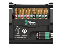 Wera Bit-Check 12 Diamond 1 - Skruetrækkerbitsæt - 12 stykker