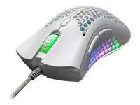 Gear4U 725 Gaming - Mus - kabling - USB - hvid