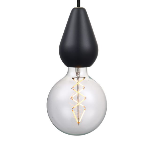 Halo Design HARD Fatningssæt E27 sort olieret træ - 733026