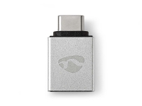 Nedis - USB adapter - USB-C (han) til USB Type A (hun) - USB 3.0 - aluminium