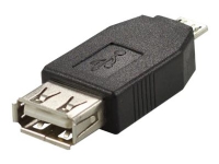 DELTACO USB-70-K - USB-adapter - USB (hun) til Micro-USB Type B (han)