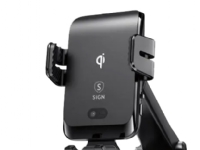 SiGN car holder for smartphones, wireless charging, black