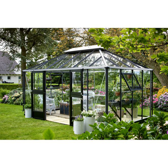 Juliana Grand Oase 13,0 m² m/3 mm hærdet glas - Drivhus