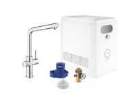 GROHE 31347003, Standard, Krom, Dørgreb, Enkelt, Type L, Keramisk
