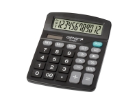 Genie 225 BD, Desktop, Basis, 12 cifre, Display vipning, Batteri/Solar, Sort