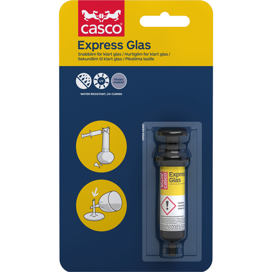 Casco Express Glas 2 UV-hærdende lim ml sprøjte
