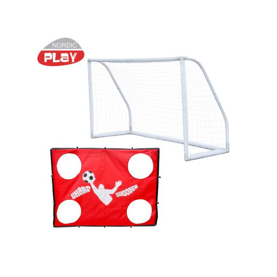 Np Euro Goal Fodboldmål 2,75x1,5x0,91 M Inkl. Sharp Shooter