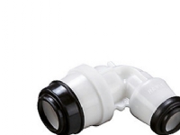 Vinkel reduceret 40-32mm - Delrin. Hawle