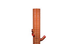 Tagnedløbsbrønd 315-110mm - central. korr. 35 liter. Wavin