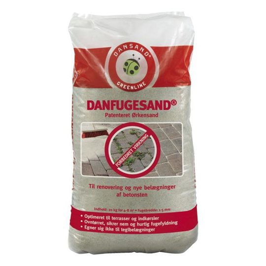 Weber danfugesand herregårdssand 20 kg.
