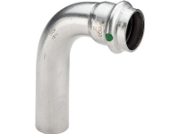 VIEGA Inox bøjning 90 grader 35 mm Inox, rustfri stål muffe/nippel, SC-Contur