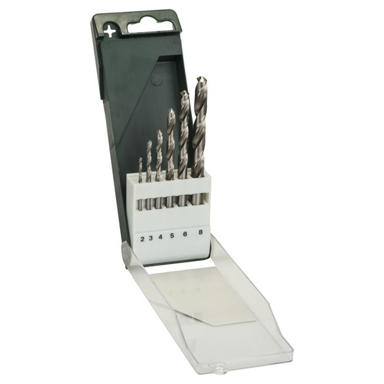Bosch Metalborsæt HSS-G Ø2-8mm 118gr 6 Stk - 2609255060