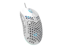 Nordic Gaming Vapour - Mus - optisk - 7 knapper - kabling - USB 2.0 - hvid