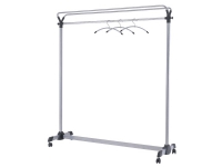 Garderobestativ Alba 170x150x50 mm metalgrå