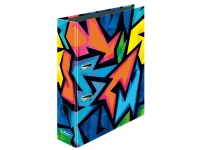 Herlitz Neon Art, A4, Q-ring, Opbevaring, Pap, Flerfarvet, 8 cm