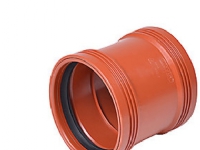 PP-dobbelt stikmuffe 160mm - Wavin