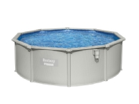 Bestway Hydrium 56384-4, 17430 L, Indrammet pool, Barn & voksen, Stige, Blå, Grå, 138,3 kg