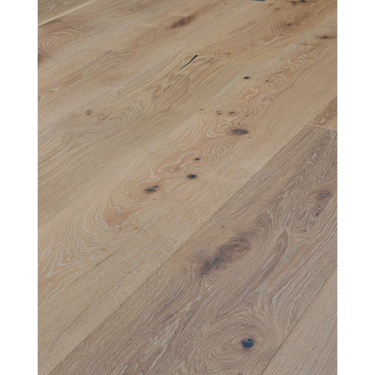 Wood Line Eg Herregårdsplank Eg Børstet Hvid matlak, Rustik - 1090730