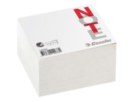 Kubusblok Esselte notes 100x100 mm 500 ark hvid - (karton á 12 stk.)