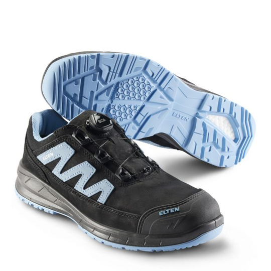 ELTEN MARTEN XXSports Pro Boa® Black-Blue Low Sikkerhedssko Stål tåværn, fiber sømværn