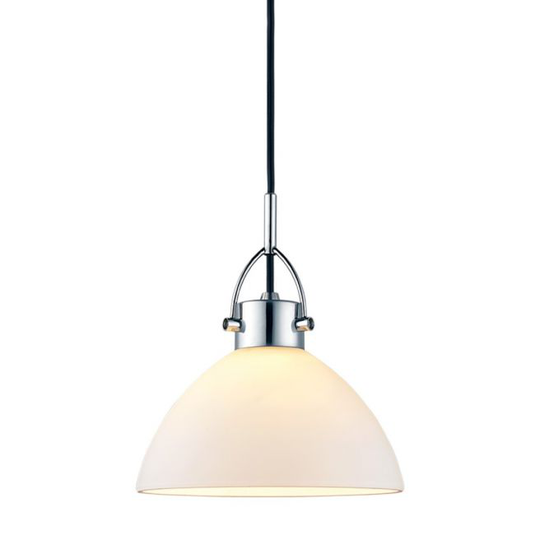 Halo Design DENVER Pendel Ø19 opal glas/krom - 717170