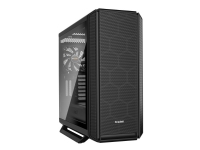 be quiet! Silent Base 802 Window - Tower - udvidet ATX - sidepanel med vindue (hærdet glas) - ingen strømforsyning (ATX / PS/2) - sort - USB/Lyd