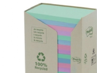 Post-it 655-1RPT - Note-minitårn - 127 x 76 mm - 1600 ark (16 x 100) - assorteret