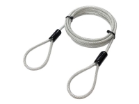 2 Loop Locking Wire ?4.5mm, 2m Color: Black, Material: Steel