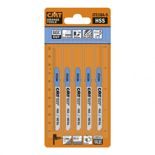 CMT Stiksavklinge 50mm HSS Metal Basic - JT218A-5