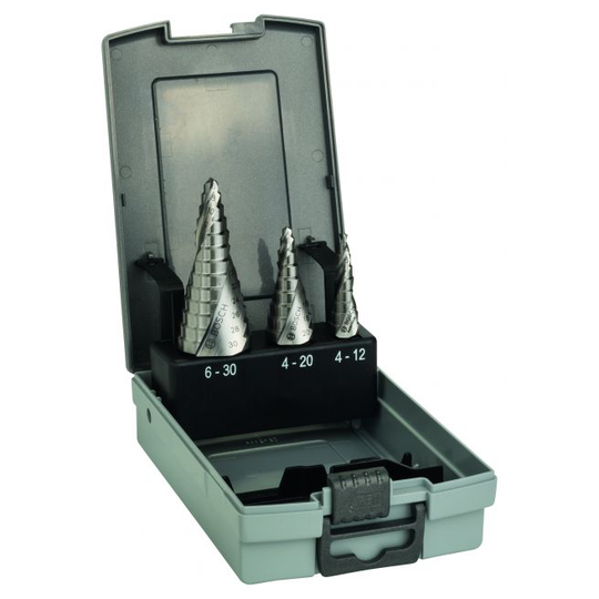 Bosch Trinborsæt HSS 4-12,4-20,6-30mm - 2608587426