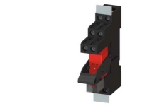 Plug-in relæ komplet enhed 2 W, 24 V DC LED modul rød base med logic isolation skrue terminal