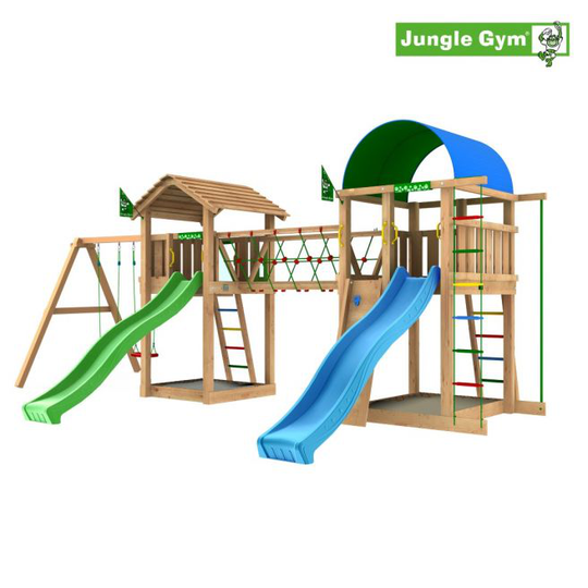 Jungle Gym Legeunivers 7 komplet inkl. rutschebane - 804-356