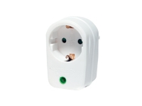 LogiLink PA0078, 230 V, 50 - 60 Hz, 16 A, Hvid, 3500 W, Hanstik/Hunstik