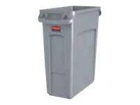Affaldscontainer Rubbermaid Slim Jim, 60 L, grå