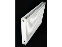 THERMRAD S8 forzinket. 20-600-500 Udvendigt pulverlakeret i hvid RAL9016 farve. Ydelse ved 70/40/20 : 293W