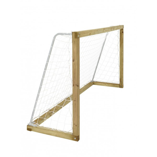 Plus Fodboldmål m/træstolper 240cm inkl. net 18633-1