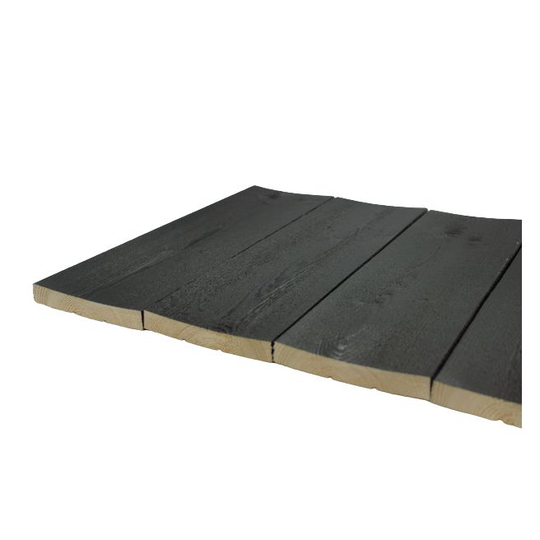 6" Ru - Sort RAL 9005 22x150 Færdigmalet Træbeklædning
