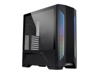 Lancool II - X - Tower - udvidet ATX - sidepanel med vindue (hærdet glas) - no power supply - sort - USB/Lyd
